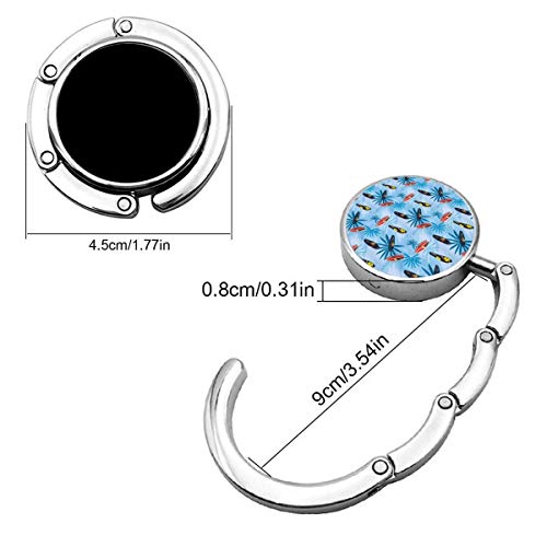 Gancho de monedero para mesa, tabla de surf portátil para colgar bolsos de mano clips para mujeres titular almacenamiento organizador de escritorio plegable almacenamiento Gancho de monedero para mesa, tabla de surf portátil para colgar bolsos de mano clips para mujeres titular almacenamiento organizador de escritorio plegable almacenamiento