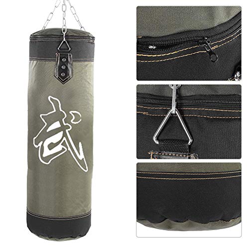 Ganchos Sacuda Bolsa de Arena Saco de Boxeo Funcional de Lona de Bolso Pesado de Boxeo Durable para Entrenar Ejercicio Hebilla de Seguridad(0.6M-Verde) Ganchos Sacuda Bolsa de Arena Saco de Boxeo Funcional de Lona de Bolso Pesado de Boxeo Durable para Entrenar Ejercicio Hebilla de Seguridad(0.6M-Verde)