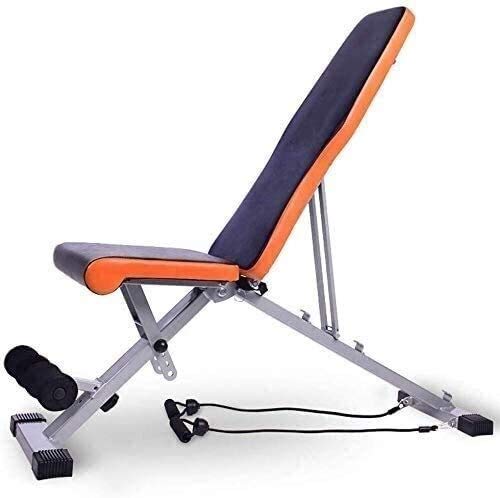GANE Bancos de Pesas Ajustables 90 ° Plano, Plegable con Mancuernas Equipo de Ejercicios Multifuncional Tablero de músculos Abdominales Equipo de Ejercicios Silla Deportiva Plegable para el Abdomen GANE Bancos de Pesas Ajustables 90 ° Plano, Plegable con Mancuernas Equipo de Ejercicios Multifuncional Tablero de músculos Abdominales Equipo de Ejercicios Silla Deportiva Plegable para el Abdomen