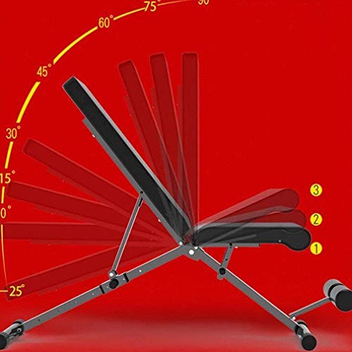 GANE Bancos de Pesas Ajustables de 90 °, Planos, Plegables, Multiusos, para Ejercicios, Fitness, Plegables para Todo el Cuerpo, Ejercicios para Levantar, Moscas, Negro GANE Bancos de Pesas Ajustables de 90 °, Planos, Plegables, Multiusos, para Ejercicios, Fitness, Plegables para Todo el Cuerpo, Ejercicios para Levantar, Moscas, Negro