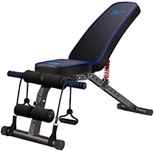 GANE Entrenamiento de Banco de Pesas Ajustable - con Tabla de Abdominales para Saltar la Cuerda para, para el Abdomen Plegable, multifunción, Equipo de Ejercicios en casa, Entrenamiento GANE Entrenamiento de Banco de Pesas Ajustable - con Tabla de Abdominales para Saltar la Cuerda para, para el Abdomen Plegable, multifunción, Equipo de Ejercicios en casa, Entrenamiento