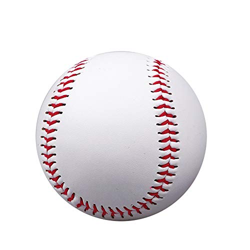 GAOXUQIANG 9"Bolas de béisbol Hechas a Mano de PVC Parte Superior de Goma Botas de béisbol Blandas internas Pelota de Softball Ejercicio de Entrenamiento Bolas de béisbol