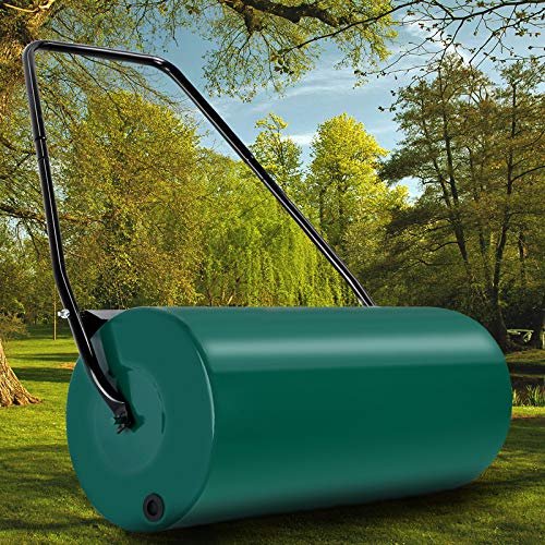 Gardebruk Rodillo para jardín Aplanador de césped y Superficies Tierra Verde apisonador 60Kg 60cm Mango Plegable jardinería Gardebruk Rodillo para jardín Aplanador de césped y Superficies Tierra Verde apisonador 60Kg 60cm Mango Plegable jardinería
