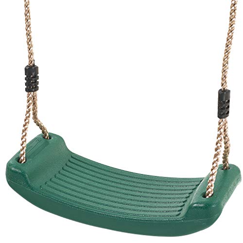 Garden Games Columpio Infantil de Plástico para Exterior, para Niños - Altura Ajustable (Verde) Garden Games Columpio Infantil de Plástico para Exterior, para Niños - Altura Ajustable (Verde)