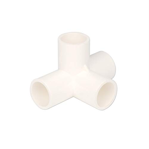 Gardening Will Conectores de 20mm PVC de 4 vías para Invierno, Resistentes, 10 Unidades Gardening Will Conectores de 20mm PVC de 4 vías para Invierno, Resistentes, 10 Unidades