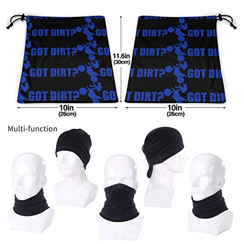 Garlincao Got Dirt Bike Calentador de cuello Microfibra Sombreros Cubierta facial Bufanda Talla única Garlincao Got Dirt Bike Calentador de cuello Microfibra Sombreros Cubierta facial Bufanda Talla única