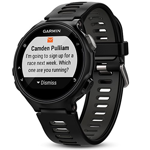 Garmin 735XT Forerunner Reloj multisport con GPS, Unisex adulto, Negro (Black/Grey), M