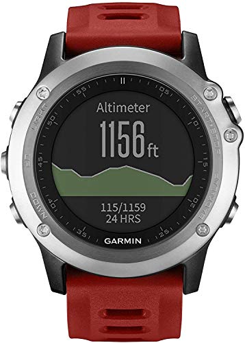 Garmin Fenix 3 GPS Multisport Reloj con Navegación Exterior - Plata (Reacondicionado)