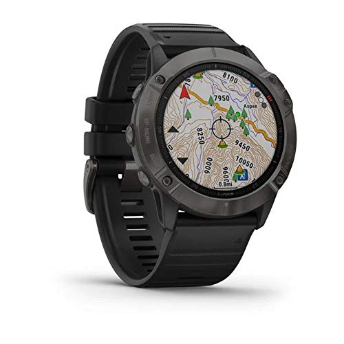 Garmin Fenix, Unisex-Adult, Gris Carbón con Revestimiento DLC, L