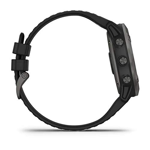 Garmin Fenix, Unisex-Adult, Gris Carbón con Revestimiento DLC, L