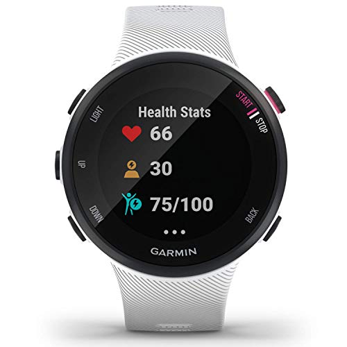 Garmin Forerunner 45 S/P - Reloj Multisport con GPS, Tecnología Pulsómetro Integrado, color Blanco Garmin Forerunner 45 S/P - Reloj Multisport con GPS, Tecnología Pulsómetro Integrado, color Blanco