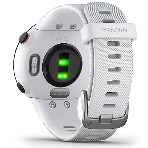 Garmin Forerunner 45 S/P - Reloj Multisport con GPS, Tecnología Pulsómetro Integrado, color Blanco