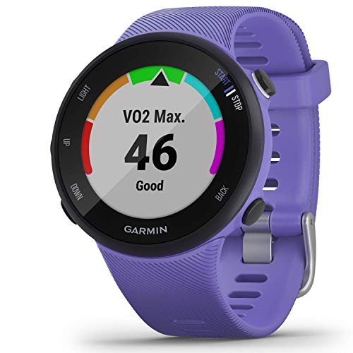 Garmin Forerunner 45 S/P - Reloj Multisport con GPS, Tecnología Pulsómetro Integrado, color Morado
