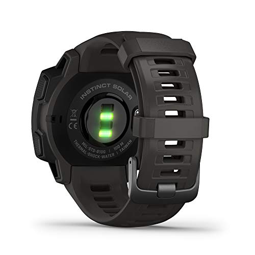 Garmin Instinct Solar, Reloj GPS resistente con carga solar - Grafito