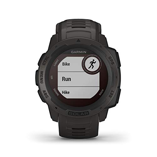 Garmin Instinct Solar, Reloj GPS resistente con carga solar - Grafito