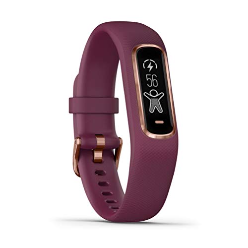 Garmin Vivosmart 4 - Pulsera de Actividad, Color Granate