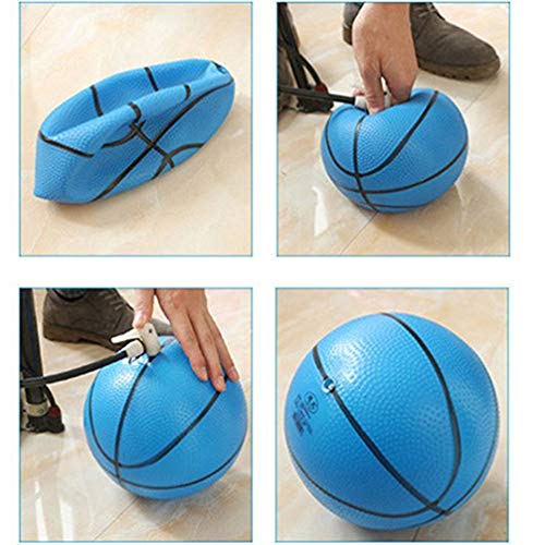 Garneck 1 pelota de baloncesto hinchable, para piscina, playa, deportes de niños, fiesta de cumpleaños, regalos para niños, interior y exterior, juguete para césped (color aleatorio).