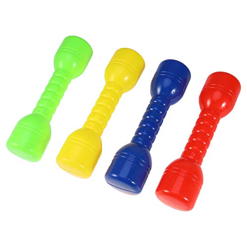 Garneck 4 Piezas de Pesas para Niños Equipos de Entrenamiento Físico Inodoros Barras de Ejercicio para Niños (Color Aleatorio) Garneck 4 Piezas de Pesas para Niños Equipos de Entrenamiento Físico Inodoros Barras de Ejercicio para Niños (Color Aleatorio)
