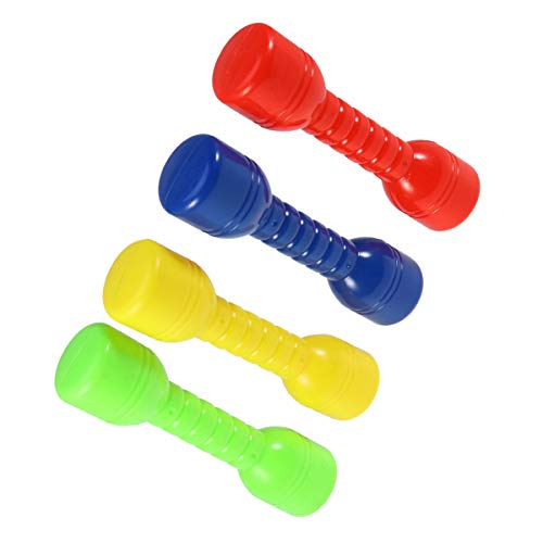 Garneck 4 Piezas de Pesas para Niños Equipos de Entrenamiento Físico Inodoros Barras de Ejercicio para Niños (Color Aleatorio)