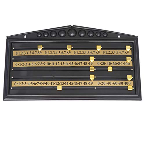 GARNECK Tablero De Tejo De Billar Marcador De Billar para Colgar En La Pared 5Cm GARNECK Tablero De Tejo De Billar Marcador De Billar para Colgar En La Pared 5Cm