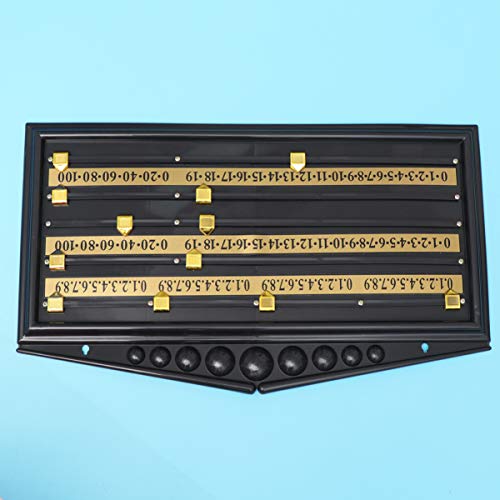 GARNECK Tablero De Tejo De Billar Marcador De Billar para Colgar En La Pared 5Cm GARNECK Tablero De Tejo De Billar Marcador De Billar para Colgar En La Pared 5Cm