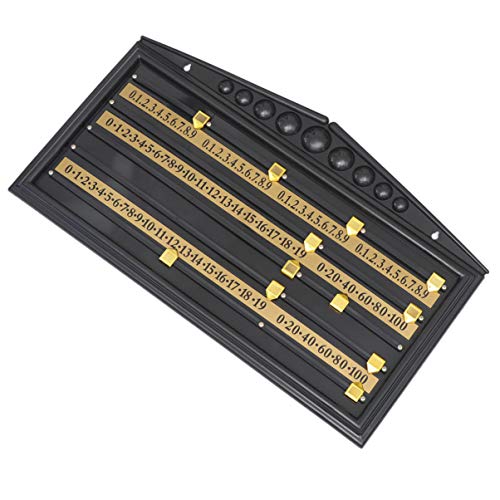 GARNECK Tablero De Tejo De Billar Marcador De Billar para Colgar En La Pared 5Cm GARNECK Tablero De Tejo De Billar Marcador De Billar para Colgar En La Pared 5Cm