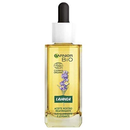 Garnier Bio - Cofre Antiedad con Crema Hidratante Antiedad con Aceite Esencial de Lavanda y Vitamina E Antioxidante 50 ml + Aceite Rostro Reafirmante con Lavanda 30 ml – 1 Unidad 400 gr