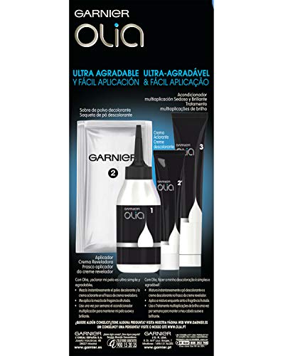 Garnier Olia - Decolorante Permanente sin Amoniaco, con Aceites Florales de Origen Natural - Decolorante Extremo D+++ Garnier Olia - Decolorante Permanente sin Amoniaco, con Aceites Florales de Origen Natural - Decolorante Extremo D+++
