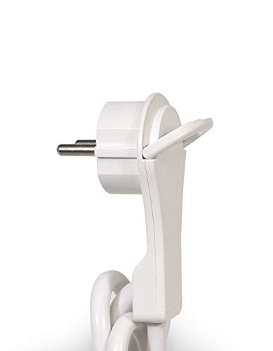 Garza - Regleta de 4 enchufes con Interruptor y protección Infantil, Enchufe Plano, Cable de 1,4 Metros Garza - Regleta de 4 enchufes con Interruptor y protección Infantil, Enchufe Plano, Cable de 1,4 Metros