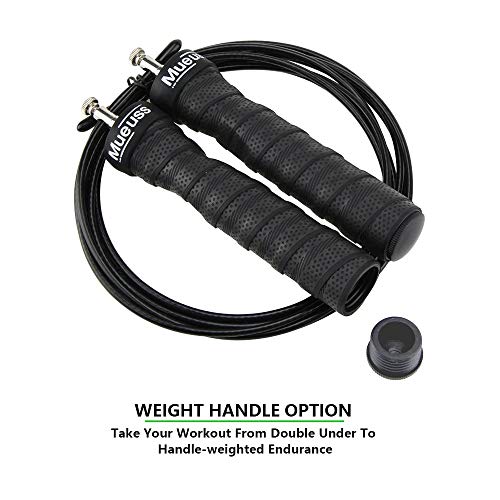 Gather together Crossfit Jump Rope Skipping Rope Adjustable Length 3m Black Gather together Crossfit Jump Rope Skipping Rope Adjustable Length 3m Black
