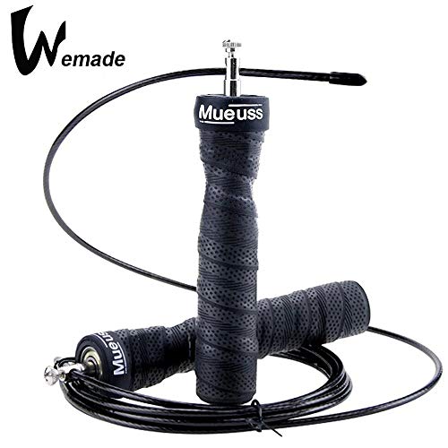 Gather together Crossfit Jump Rope Skipping Rope Adjustable Length 3m Black Gather together Crossfit Jump Rope Skipping Rope Adjustable Length 3m Black