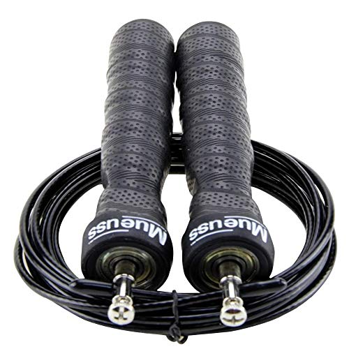 Gather together Crossfit Jump Rope Skipping Rope Adjustable Length 3m Black