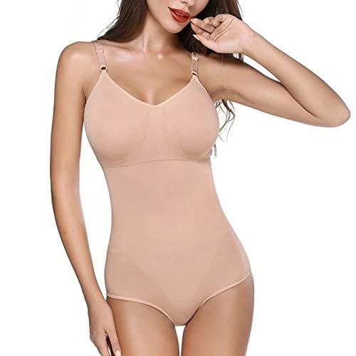 Gather together M Beige Body Shapewear Mujeres Cuerpo Completo Shaper Cintura Entrenador Estómago Adelgazar Ropa interior Faja Cinturón Control de Barriga Shaper Trimmer