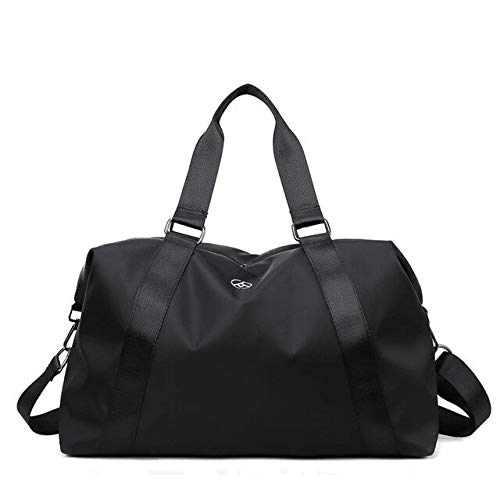 Gather together Negro de la Moda de los Deportes de Gimnasio Bolsa de Viaje de las Mujeres de Yoga Bolsa de Entrenamiento Casual Bolsas de Duffle Al Aire Libre de fin de Semana de la Noche