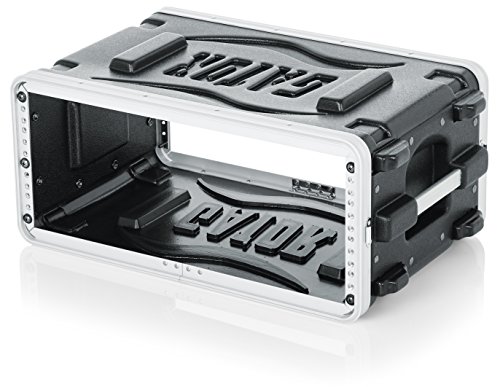 Gator Moldeado PE 4U Case rack Profundo 14.25 pulgadas con delanteros / traseros Rieles, Estante corto, 4 U Gator Moldeado PE 4U Case rack Profundo 14.25 pulgadas con delanteros / traseros Rieles, Estante corto, 4 U