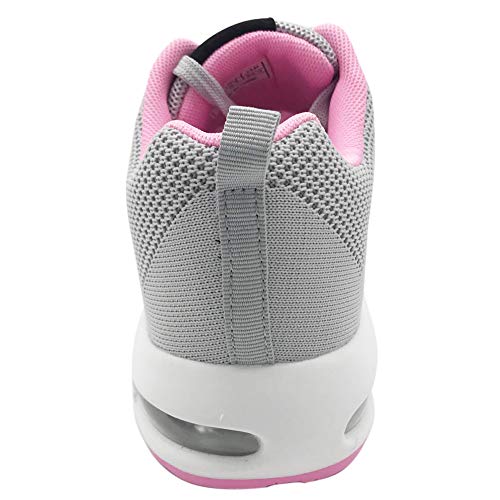 GAXmi Zapatillas Deportivas de Mujer Air Cordones Zapatos de Ligero Running Fitness Zapatillas de para Correr Antideslizantes Amortiguación Sneakers Rosa Gris 40 EU GAXmi Zapatillas Deportivas de Mujer Air Cordones Zapatos de Ligero Running Fitness Zapatillas de para Correr Antideslizantes Amortiguación Sneakers Rosa Gris 40 EU