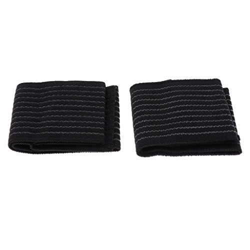 Gazechimp 2X Venda Elástica Compresión para Rodillas Codo Escalada Patinaje Andar Seguridad Deportivo Ropa Dolor Alivio - 40cm Gazechimp 2X Venda Elástica Compresión para Rodillas Codo Escalada Patinaje Andar Seguridad Deportivo Ropa Dolor Alivio - 40cm