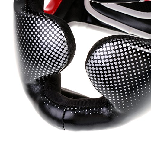 Gazechimp Casco de Boxeo de Desmontable Accesorio de Protecciones de Artes Marciales MMA Gear Protector de Ajustable - Rojo Gazechimp Casco de Boxeo de Desmontable Accesorio de Protecciones de Artes Marciales MMA Gear Protector de Ajustable - Rojo