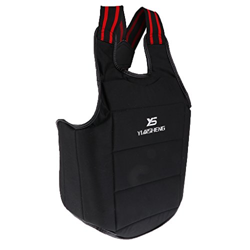 Gazechimp Protector de Cuerpo Pecho para Boxeo Sanda Entrenamiento Competencia Hombres Mujeres - L Gazechimp Protector de Cuerpo Pecho para Boxeo Sanda Entrenamiento Competencia Hombres Mujeres - L