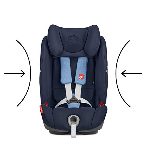 GB Gold Everna-Fix - Silla de coche para coches con ISOFIX, Grupo 1/2/3 (9-36 kg, De 9 meses a 12 años aprox.) Laguna Blue