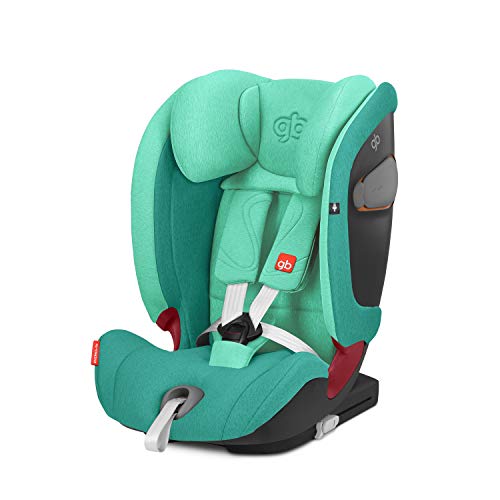 GB Gold Everna-Fix - Silla de coche para coches con ISOFIX, Grupo 1/2/3 (9-36 kg, De 9 meses a 12 años aprox.) Laguna Blue