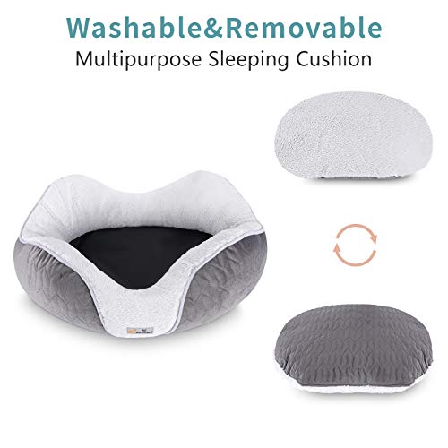 G.C Cama Antiestres Perro Grande Mediano Pequeño, Perros Gatos Relajante Orthopedic Suave Lavable Desenfundable Cueva Colchonetas Liners para Mascota G.C Cama Antiestres Perro Grande Mediano Pequeño, Perros Gatos Relajante Orthopedic Suave Lavable Desenfundable Cueva Colchonetas Liners para Mascota
