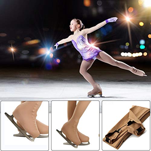 GCDN Mallas de Patinaje sobre Hielo para niñas, Mallas para Patinaje sobre Hielo para Damas, Mallas de Patinaje artístico con Patas, Pantalones de Skate de compresión sin Costuras y Transpirables GCDN Mallas de Patinaje sobre Hielo para niñas, Mallas para Patinaje sobre Hielo para Damas, Mallas de Patinaje artístico con Patas, Pantalones de Skate de compresión sin Costuras y Transpirables