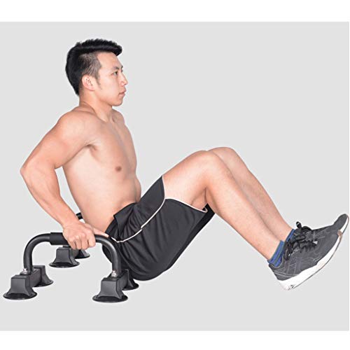 GCX Rutina de Ejercicio Push-up Stand Ejercicio Pectoral aparatos de Ejercicios Casa del músculo Abdominal de la Rueda de formación Principiante y Mujeres de los Hombres Auxiliar (Color : Black)