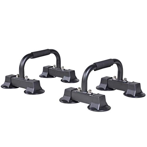 GCX Rutina de Ejercicio Push-up Stand Ejercicio Pectoral aparatos de Ejercicios Casa del músculo Abdominal de la Rueda de formación Principiante y Mujeres de los Hombres Auxiliar (Color : Black)