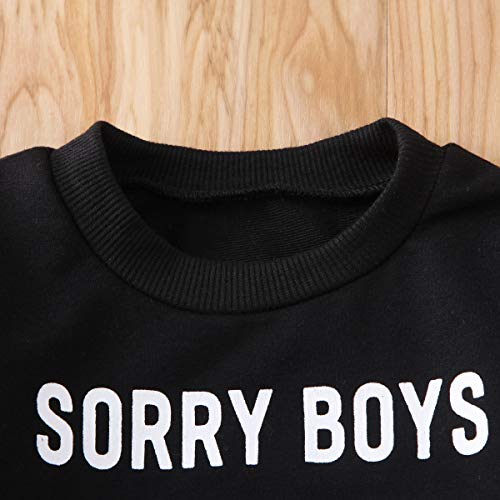 Geagodelia - Conjunto de ropa para bebé recién nacido con flores, parte superior + pantalones cortos + diadema para niños con texto en inglés "Sorry Boys Daddy Days Not Dating 0-24M Geagodelia - Conjunto de ropa para bebé recién nacido con flores, parte superior + pantalones cortos + diadema para niños con texto en inglés "Sorry Boys Daddy Days Not Dating 0-24M
