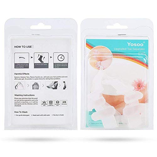 Gel separador y corrector de los dedos de los pies para bailarines, yogis y atletas, tratamiento para juanetes, martillo y Hallux Valgus Gel separador y corrector de los dedos de los pies para bailarines, yogis y atletas, tratamiento para juanetes, martillo y Hallux Valgus