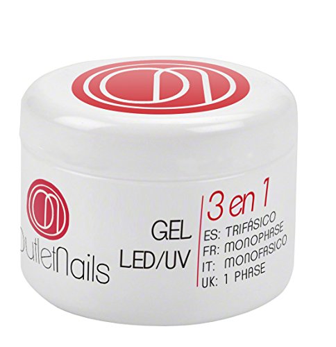 Gel Trifasico UV/LED 15ml para Uñas de OUTLET NAILS, transparente, Viscosidad media, Monophase Gel UV/LED/Monofasico Gel Trifasico UV/LED 15ml para Uñas de OUTLET NAILS, transparente, Viscosidad media, Monophase Gel UV/LED/Monofasico