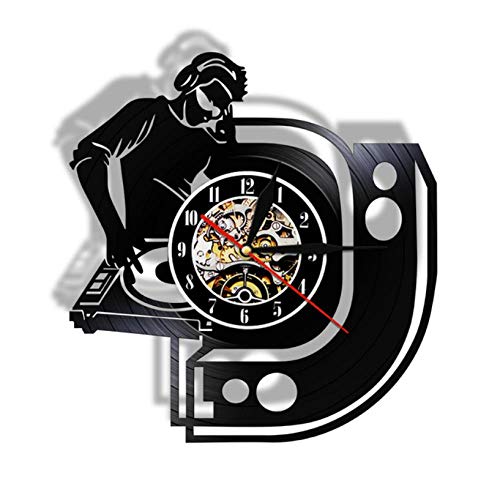 Generic Brands Disco de Vinilo Reloj de Pared Mezcla de DJ CD Record Clock Negro Hollow Record De Vinilo Reloj De Pared Estilo Antiguo Que Cuelga Reloj para Hogar Decoración 12 Pulgadas Generic Brands Disco de Vinilo Reloj de Pared Mezcla de DJ CD Record Clock Negro Hollow Record De Vinilo Reloj De Pared Estilo Antiguo Que Cuelga Reloj para Hogar Decoración 12 Pulgadas