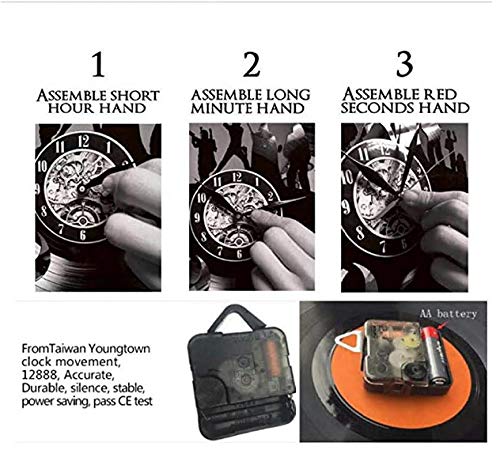 Generic Brands Relojes de Pared Meditación del Yoga del Loto Disco de Vinilo Retro Pegatina Pared Modernos DIY de Adhesivo de Etiqueta de Decoración llenado Vacía 12 Pulgada(Sin Luces) Generic Brands Relojes de Pared Meditación del Yoga del Loto Disco de Vinilo Retro Pegatina Pared Modernos DIY de Adhesivo de Etiqueta de Decoración llenado Vacía 12 Pulgada(Sin Luces)